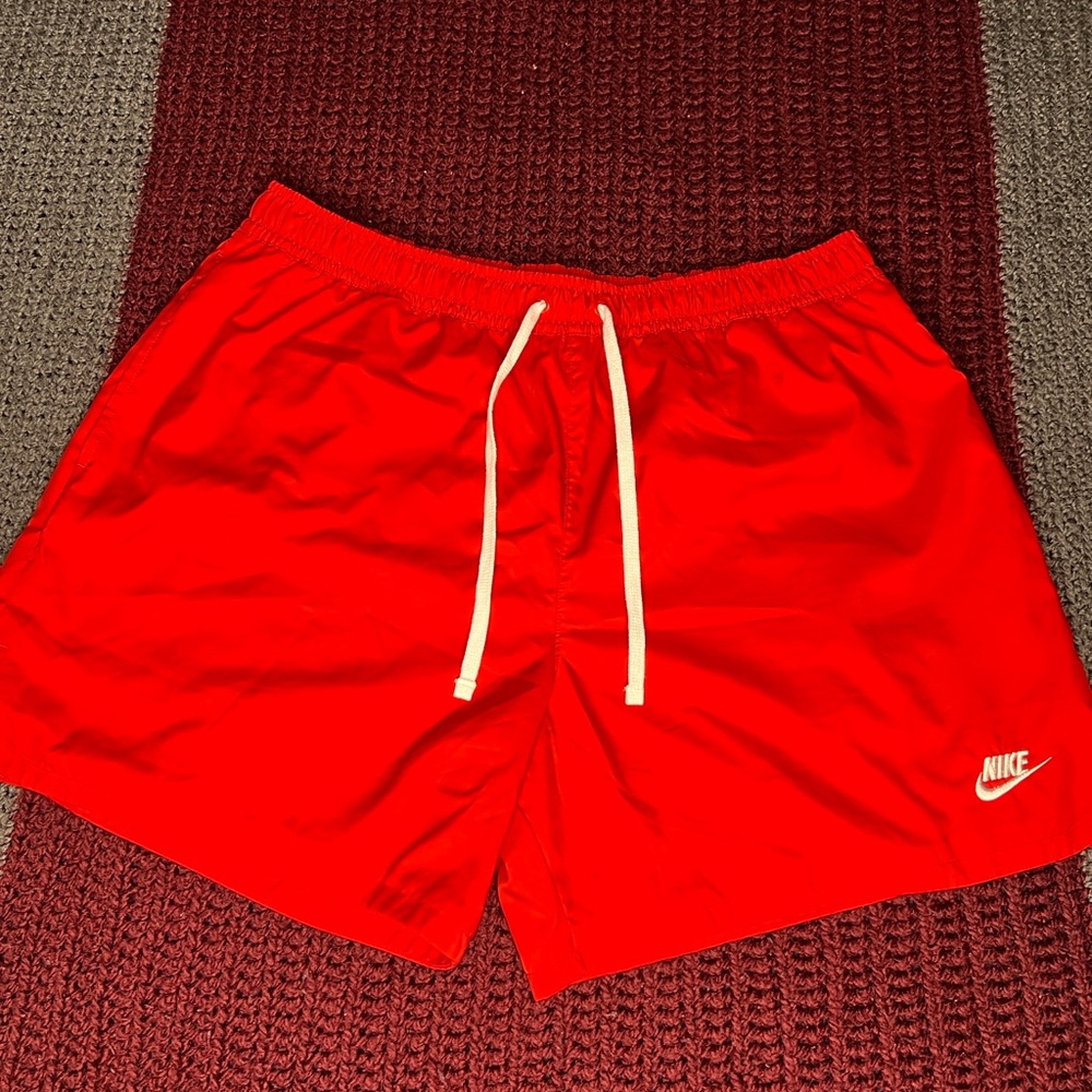 Nike Bright Red Sports Shorts